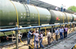 Water train headed to drought-torn Latur. But with less than expected